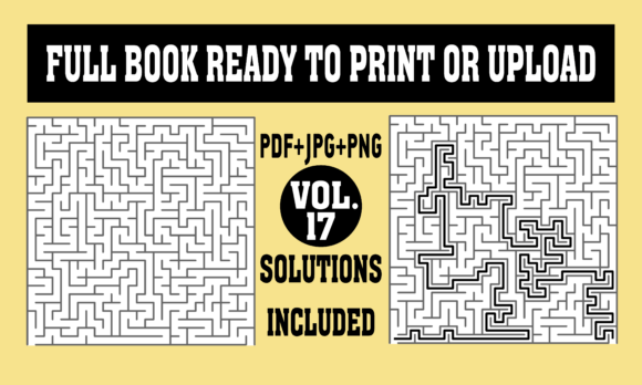 A Professional Maze Interior Package for Amazon KDP