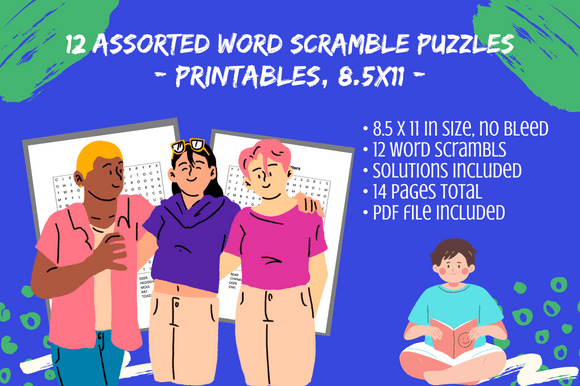 Boost Your Book with Word Scramble Puzzle Interiors