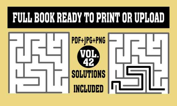 KDP Interior Mazes with Solutions 42: A Creator's Publishing Toolkit