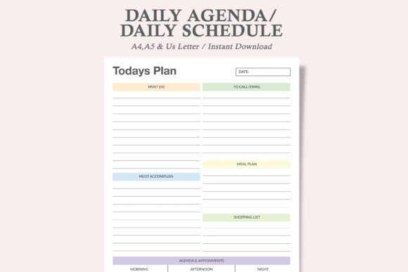 Simplify Your Day with a Minimalist Daily Agenda