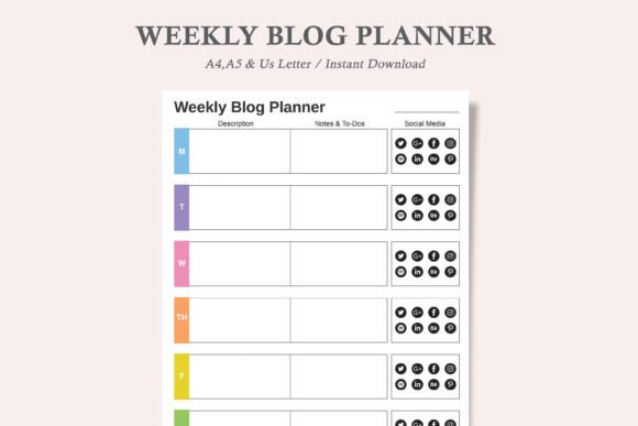 The Ultimate Weekly Blog Planner: Your Blueprint for Consistent Content Success
