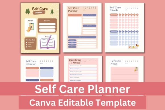 Understanding the Self-care Planner Canva Template for Amazon KDP