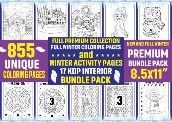 Unlocking Creative Potential: The Comprehensive 17 Winter KDP Interior Bundle Pack