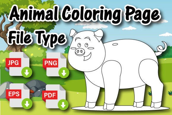 Unlocking Creativity and Commerce with a Pig Animal Coloring Page