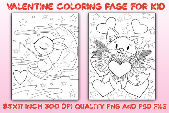 Valentine s Coloring Pages Vol 13: A Creative Resource